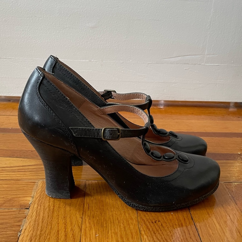 Miz Mooz Mary Jane heels in black
